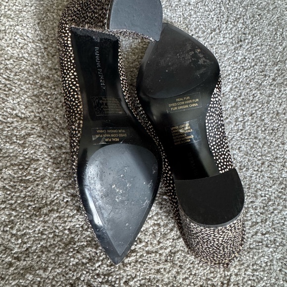Banana Republic Cow Print Patterned Heels - Picture 5 of 5